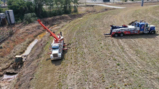 Priority Towing construction-equipment recovery — construction and industrial